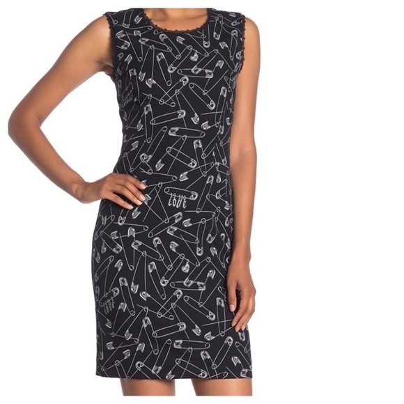 moschino safety pin dress